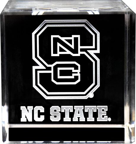Fan Frenzy Gifts School Logo Crystal Cube | Paper Weight in Saudi Arabia