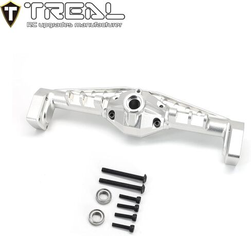 TREAL UTB18 Capra Rear Axle Housing, Aluminum 7075 CNC Machined w Rear Hubs One Piece Design Upgrades (Black) in Saudi Arabia
