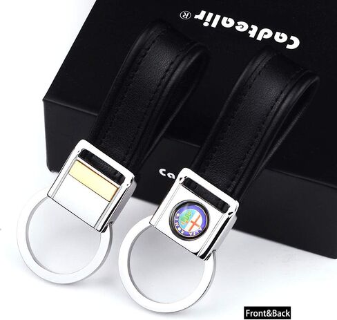 Stainless steel lanyard keychain and leather strap clips compatible with infiniti key fob in Saudi Arabia