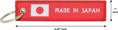 Country Flag Made In Keychain Tag with Key Ring - Keys, Cars, Trucks, Motorcycles, Gifts - EDC in Saudi Arabia