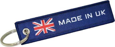 Country Flag Made In Keychain Tag with Key Ring - Keys, Cars, Trucks, Motorcycles, Gifts - EDC in Saudi Arabia