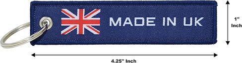 Country Flag Made In Keychain Tag with Key Ring - Keys, Cars, Trucks, Motorcycles, Gifts - EDC in Saudi Arabia
