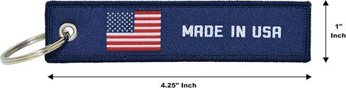 Country Flag Made In Keychain Tag with Key Ring - Keys, Cars, Trucks, Motorcycles, Gifts - EDC in Saudi Arabia