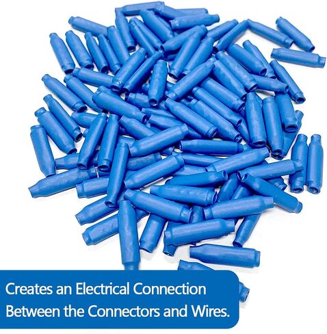 Low Voltage Wire Connectors - B Connectors Silicone Filled Wet B Gel Telephone Alarm Wire Crimp Bean Type Splice for Low Voltage Application, Blue (1000Pcs) in Saudi Arabia