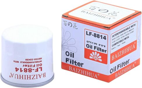 فلتر الزيت LF-8814 يستبدل HH150-32430 15400-PFB-014 M806418,51365,LF3925,1857444,1585399170,P502067,B1400,15853-32437,15853-32435,15853-9917 9 متوافق مع محرك أونان وكوبوتا وهوندا in Kuwait