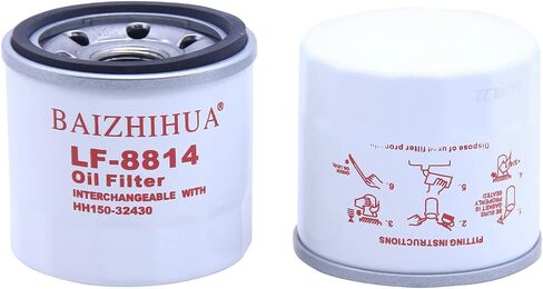 فلتر الزيت LF-8814 يستبدل HH150-32430 15400-PFB-014 M806418,51365,LF3925,1857444,1585399170,P502067,B1400,15853-32437,15853-32435,15853-9917 9 متوافق مع محرك أونان وكوبوتا وهوندا in Kuwait