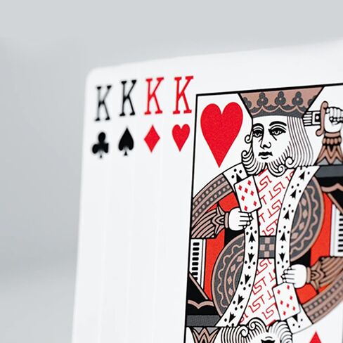 1st V4 Playing Cards (Red) by Chris Ramsay with Clear Protective Case - Elevate Your Cardistry to The Stars! in Saudi Arabia