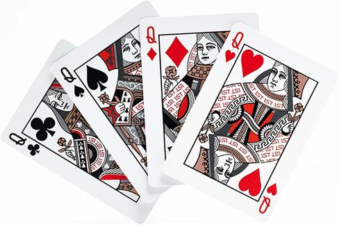 1st V4 Playing Cards (Red) by Chris Ramsay with Clear Protective Case - Elevate Your Cardistry to The Stars! in Saudi Arabia