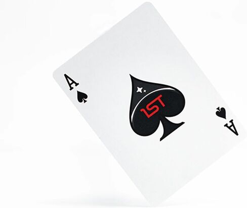 1st V4 Playing Cards (Red) by Chris Ramsay with Clear Protective Case - Elevate Your Cardistry to The Stars! in Saudi Arabia