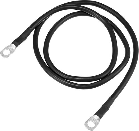 Car Marine Battery Inverter Cable 8AWG 5/16inch 1ft Robust | Battery Copper Wire Black 1 Pcs in Kuwait