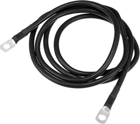 Car Marine Battery Inverter Cable 8AWG 5/16inch 1ft Robust | Battery Copper Wire Black 1 Pcs in Kuwait