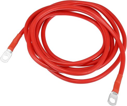 Car Marine Battery Inverter Cable 8AWG 5/16inch 1ft Robust | Battery Copper Wire Black 1 Pcs in Kuwait