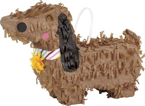زينة فريدة ورائعة صغيرة من Dachshund Piñata لصالح - 8 بوصة × 5.75 بوصة (قطعة واحدة) - أساسيات الحفلات على شكل كلب من الورق والبطاقات - مثالية لأعياد ميلاد الأطفال والمناسبات ذات الطابع الشخصي in Saudi Arabia