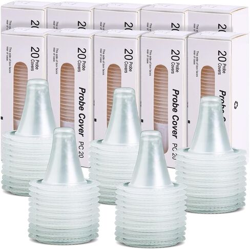 200 Counts Ear Thermometer Covers Lens Filters Refill Caps for All Braun Thermometer Models, Disposable Ear Thermometer Covers for Braun (200) in Saudi Arabia