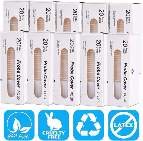 200 Counts Ear Thermometer Covers Lens Filters Refill Caps for All Braun Thermometer Models, Disposable Ear Thermometer Covers for Braun (200) in Saudi Arabia