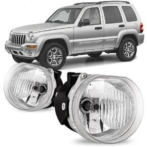 Winjet WJ30-0552-09 OEM Series for [2002-2004 Jeep Liberty] Driving Fog Lights
