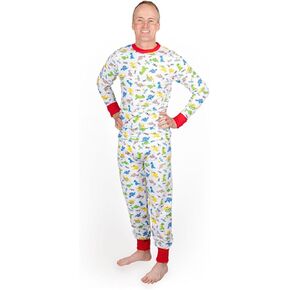 Rearz - Dinosaur - Adult Unisex Multicolor Convertible Pajama Set - Small