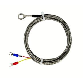 Universal Cylinder Head Temperature CHT Sensors K Type Thermocouple with 10mm Inner Diameter Washer & 10 feet Cable for Car Cylinder Head Temperature Measurement