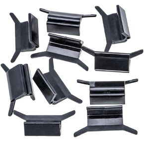 Rexka 10pcs Roof Garnish Windshield Moulding Clips 4L3Z-1510182-AA for Ford F-150 Pick Up Lincoln Mark LT 4L3Z1510182AA F150
