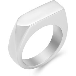 Cremation Rings for Ashes Simple Square Band Ring Keepsake Arrow Band Finger Ring Holder Ashes for Pet Human Memorial Urn Ring for Men Women