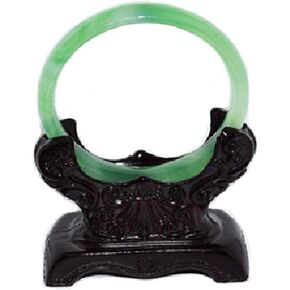 1pc Women Bangle Bracelet Watches Jewelry Jade Bracelet Display Jewelry Shelf Wooden - No Bracelet