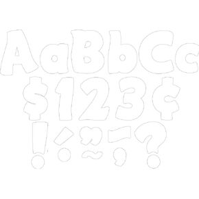 Teacher Created Resources White Fantastic 4" Letters Combo Pack (TCR5819)