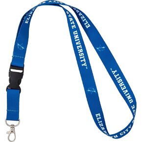 Desert Cactus Elizabeth City State University Lanyard ECSU Vikings Car Keys ID Badge Holder Keychain Detachable Breakaway Snap Buckle (Blue)