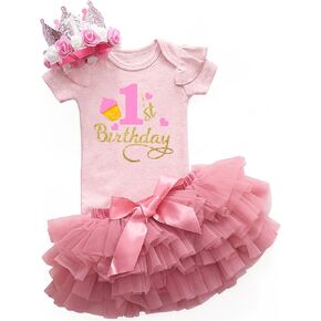 1st Birthday Outfits Sweet one Birthday Outfit Tutu Dress for Baby Girl First Year