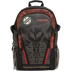 حقيبة ظهر للكمبيوتر المحمول للبالغين من Bioworld Star Wars Boba Fett Bounty Hunter Utility Tech in Kuwait