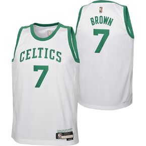 قميص Jaylen Brown Boston Celtics White #7 للأطفال الشباب 8-20 من الخشب الصلب الكلاسيكي in Kuwait