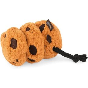 P.L.A.Y. Cute Plush Dog Toys - Coffee Shop Food Themed Durable Squeaker Chew Toy, Great for Puppies & Small, Medium, Large Dog Breeds - Machine Washable, Recycled Materials (Pup Cup Cafe Doggo's Java)