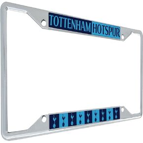 Desert Cactus Tottenham Hotspur License Plate Frame Spurs Football Soccer Premier League Car Tag Holder for Front or Back of Car Officially Licensed Metal (Style 6)