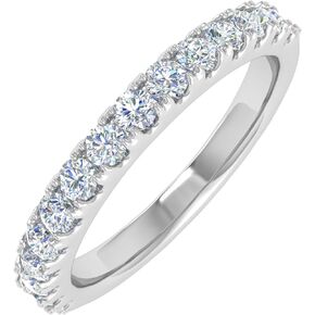 FINEROCK 1/2 Carat Diamond Wedding Band Ring in 14K Gold