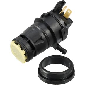 ACROPIX Windshield Washer Motor Pump with Grommet for Honda Civic - Pack of 1 Black