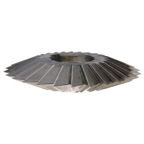 Drill America 2-3/4" x 1/2" x 1" 45 Degree High Speed Steel Double Angle Cutter, DWC Series