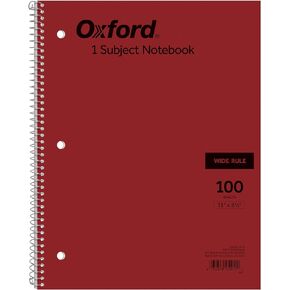 Oxford 1-Subject Wirebound Notebook (TOP25411)
