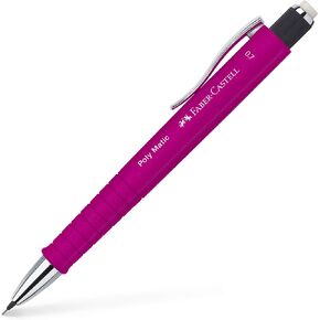 Faber Castell 0.7 mm 133328"Poly Matic" Mechanical Pencil - Pink