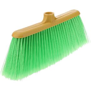 Lurrose Plastic Broom Head Angle Sweeper Broom Head Replacement Sweeping Floor Broom Head Refill for Garages Courtyard Sidewalks Decks Lobby Outdoors Pink