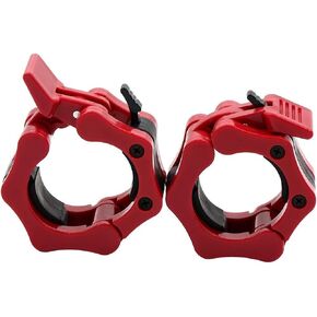 Clout Fitness Barbell Clamps Collars for 2 Inch Olympic Size Barbell