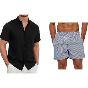 SILKWORLD أطقم قصيرة للرجال مكونة من قطعتين in Kuwait