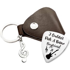 I Couldn't Pick a Better Boyfriend Guitar Pick Jewelry Gift for Boyfriend Guitar Player BirthdayValentine's Day Gift