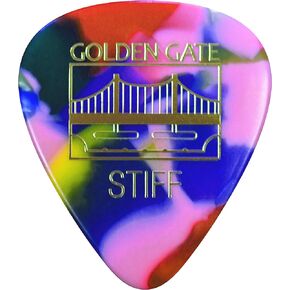 Golden Gate Guitar Picks (MP-347), Clown Confetti, The Sideman - Stiff