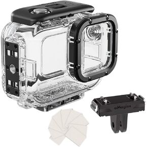 Dive Case Compatible with Insta 360 Ace Pro, Waterproof Housing, 60m Depth Rating, Horizontal-Vertical Quick Release Mount, Relese Mount Screen Protector Included