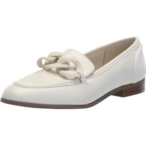 Anne Klein Womens Braxton Faux Leather Flat Loafers