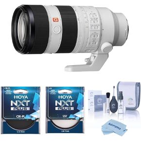 Sony FE 70-200mm f/2.8 GM OSS II G Lens, Bundle with Hoya 77mm UV and CPL Filters