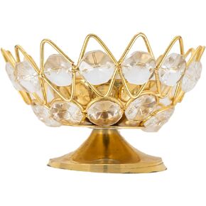 Roy Lotus Shape Brass Decorative PUJA Diya OR PITAL LAMP