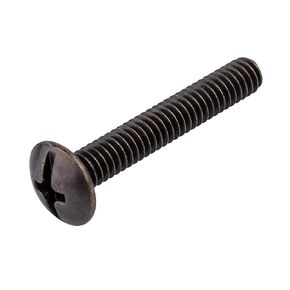 #8-32 X 1-1/4" Antique Brass Truss Head Machine Screws | Pack of 20 | Cabinet Door Knob, Dresser Drawer Pull Mounting Screws | SCR-C1158-83114ABAG
