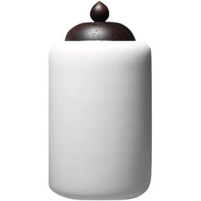 Ginger Jar with Lid Ceramic - 7.3" Enamel Phoenix decorative jars， Ceramic Storage Jar Hold 55 Cubic inches for Home/Kitchen/Dining