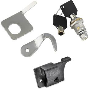 Motorcycle Rear Trunk Tour-Pak Lock with Key, EZ Tour-Pak Lid Catch, Fits for 1985-2013 Touring and Trike models equipped with King, Ultra, or Razor-Pak Tour-Pak Luggage