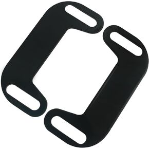 Adjustable Exhaust Bracket Fit for Harley Exhaust Adjustable Bracket Set Center with Stretched Bags and Fender Extension Compatible with Harley Davidson Touring (Black)